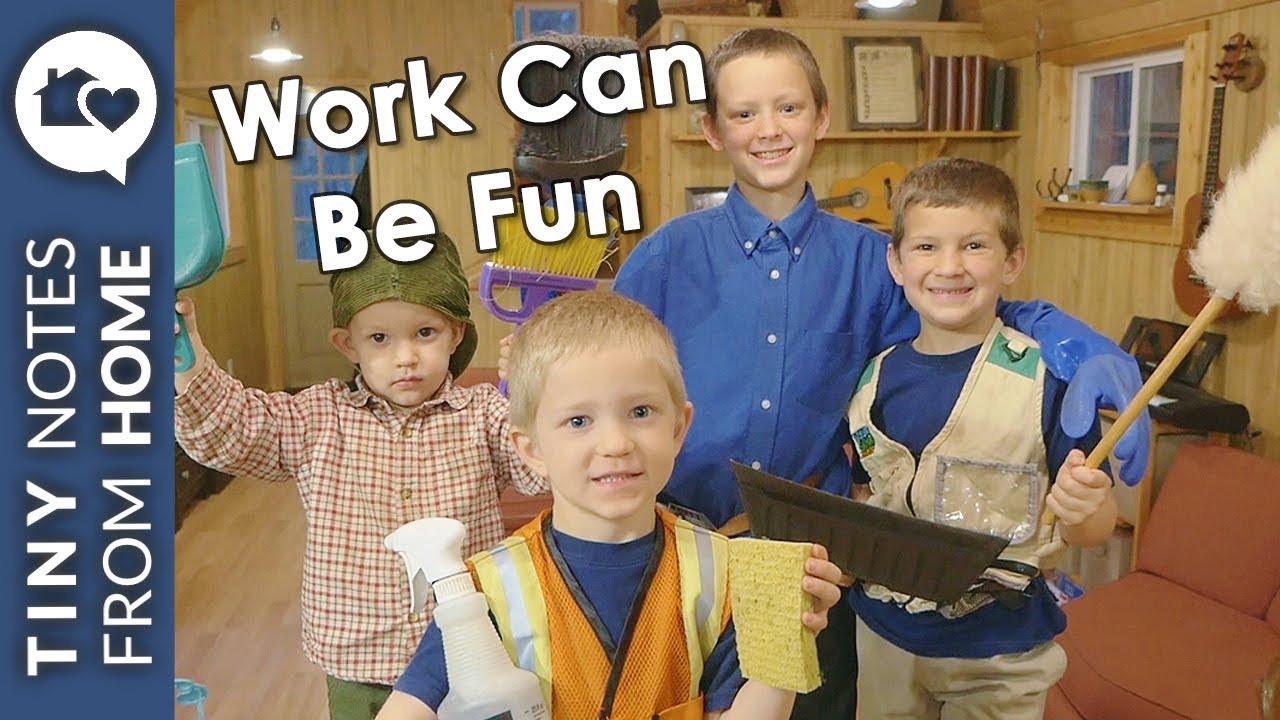 5 FUN WAYS to get your KIDS to WORK!!! // V.019