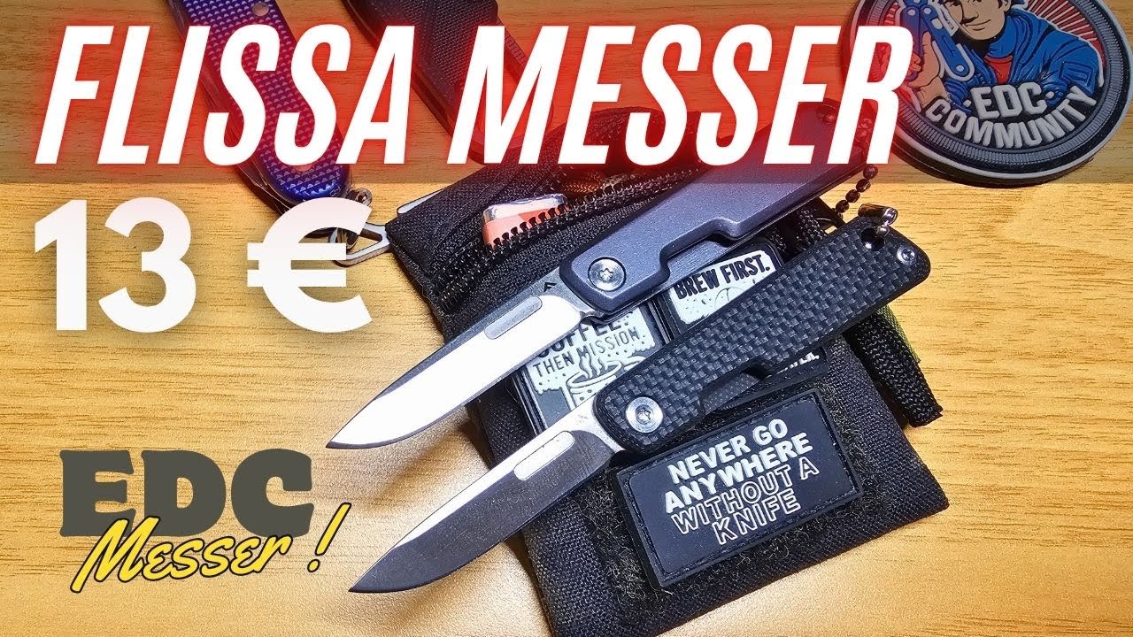 Mini Flissa Taschenmesser - Lohnt es sich? | EDC Messer für 13 €