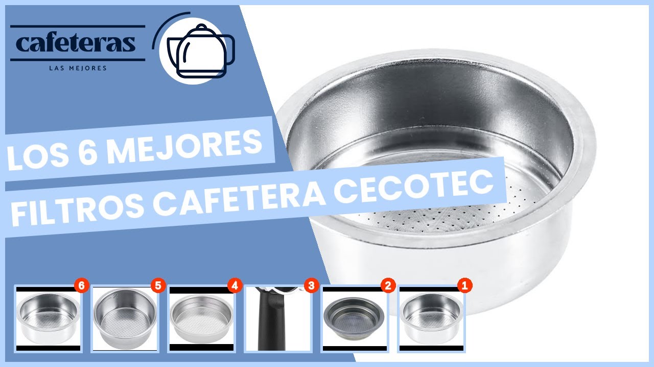 Los 6 mejores filtros cafetera cecotec