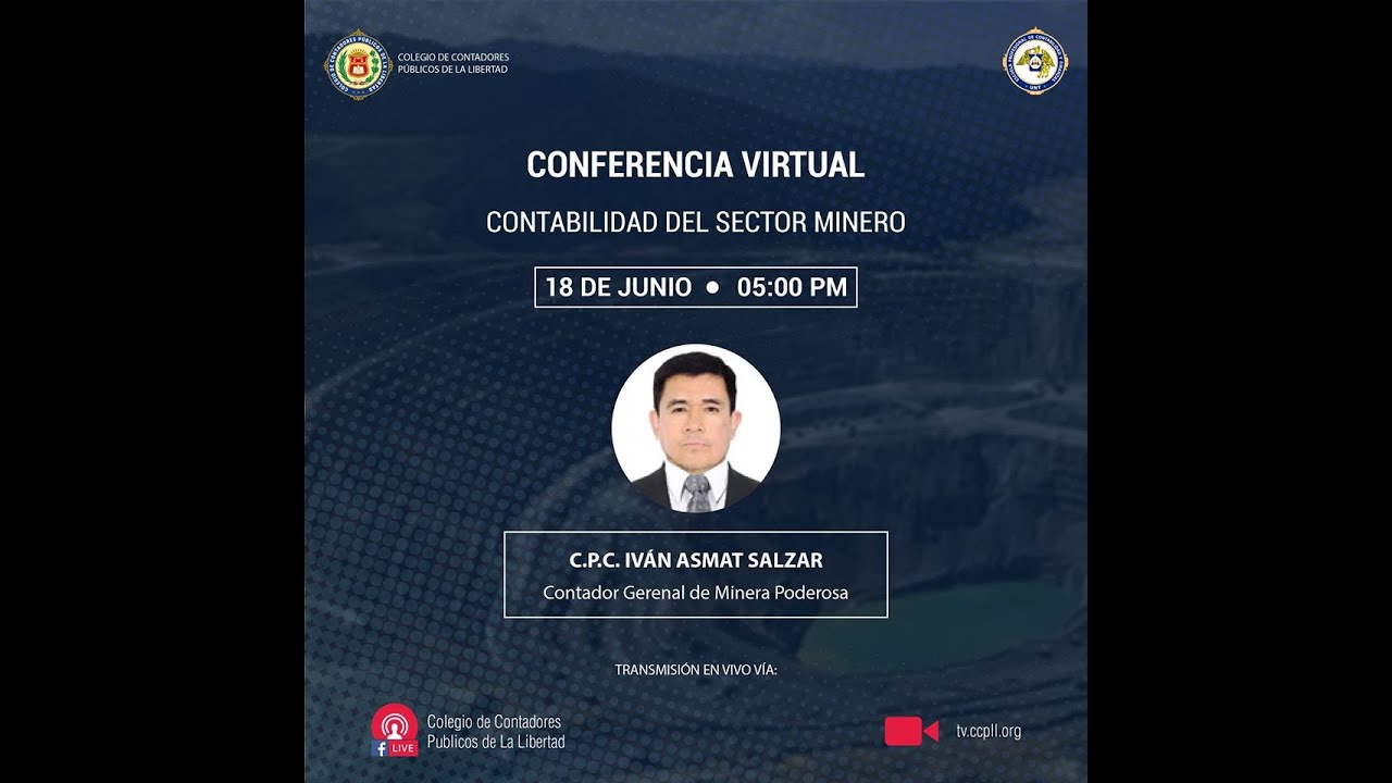CONFERENCIA VIRTUAL: CONTABILIDAD DEL SECTOR MINERO