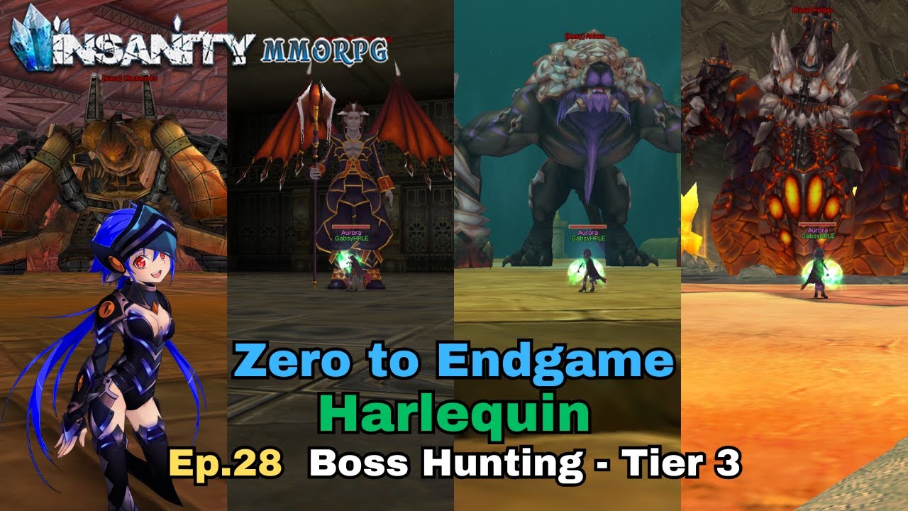 Insanity FlyFF - ZTE Harlequin Series Ep.28 - Boss Hunting - Tier 3
