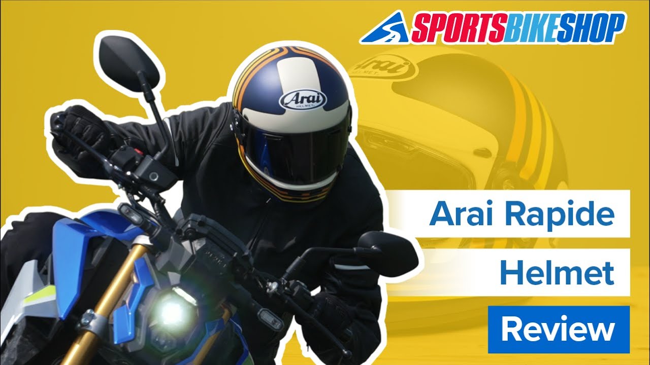 Обзор ретро-шлема для мотоцикла Arai Rapide — Sportsbikeshop