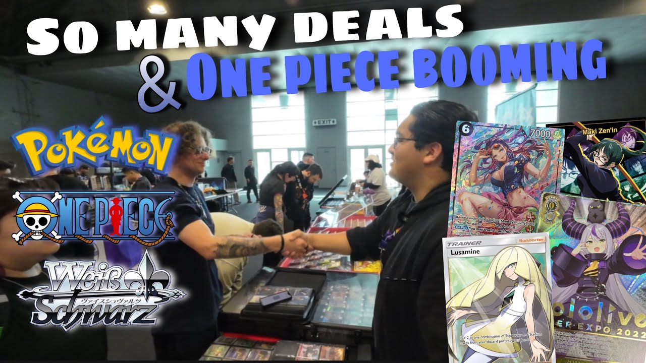 MAKI BUYING MAKI?? POKÉMON & ONE PIECE, WEISS SCHWARZ POV!! | Collectors expo card show!!