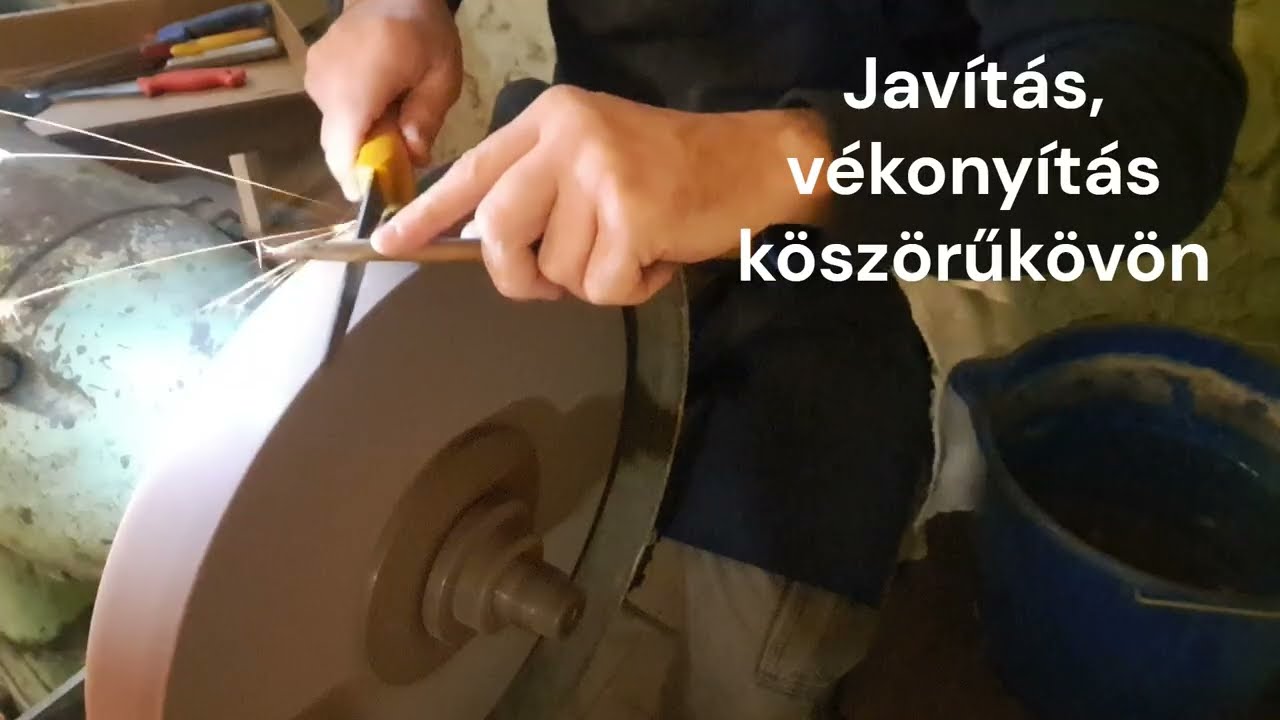 Kés teljes élezése, késélezés, knife sharpening
