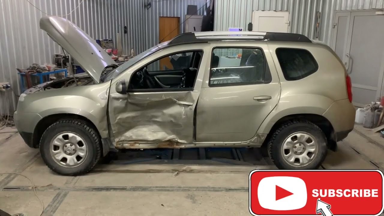 Ремонт Рено боковой удар