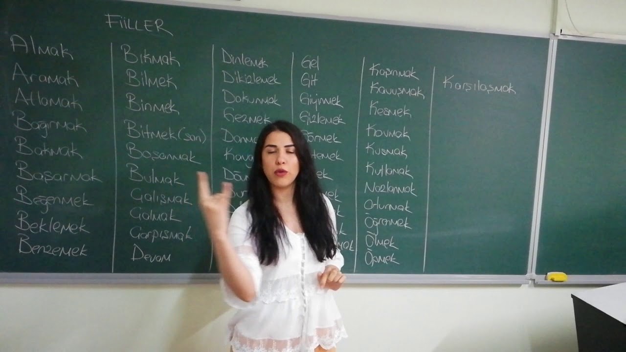 Türk İşaret Dili - Fiiller