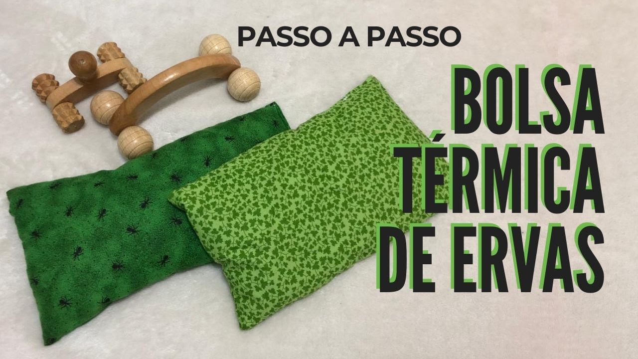 Como fazer BOLSA TÉRMICA de ERVAS para alívio da dor - COSTURA SUPER FÁCIL