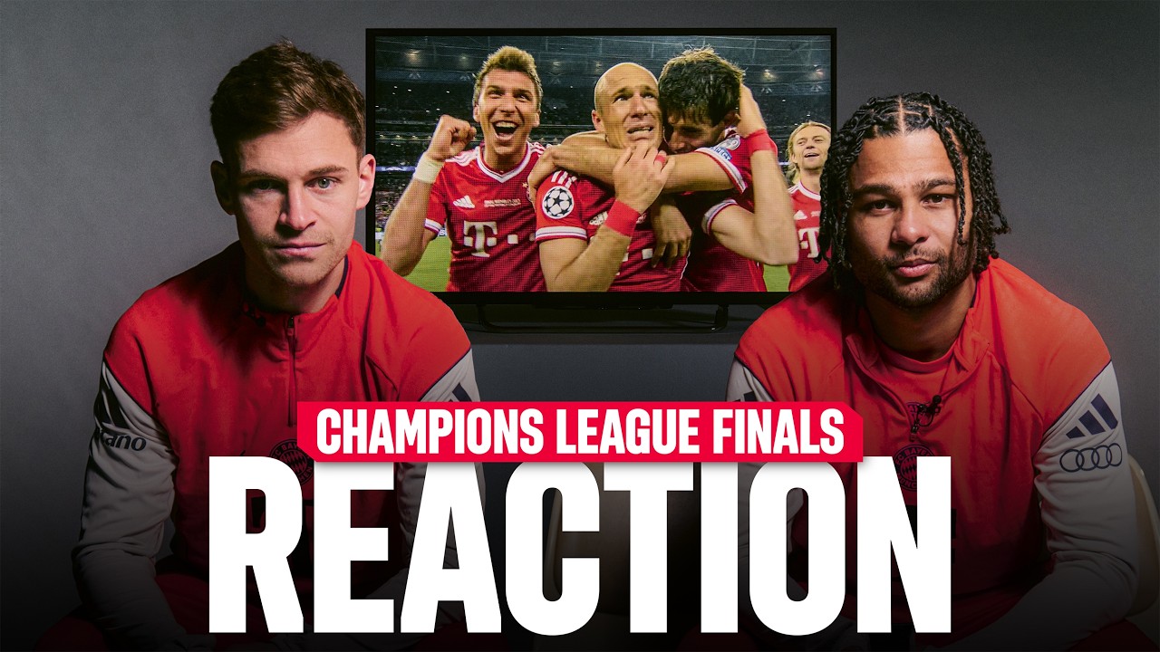 &ldquo;What a 𝒎𝒐𝒎𝒆𝒏𝒕 that must&rsquo;ve been&hellip; 🏆&rdquo; | Kimmich & Gnabry react to Champions League Finals 🍿🎥