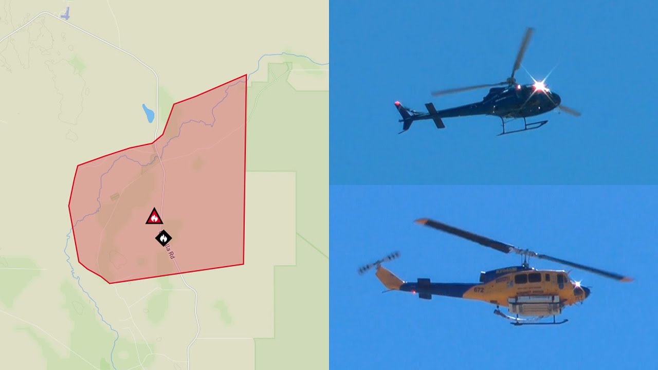 2024-12-31: Fire Helicopters - &Eacute;cureuil (Firebird 620) / Bell 214B-1 (Helitak 674, 673, 671 & 672)