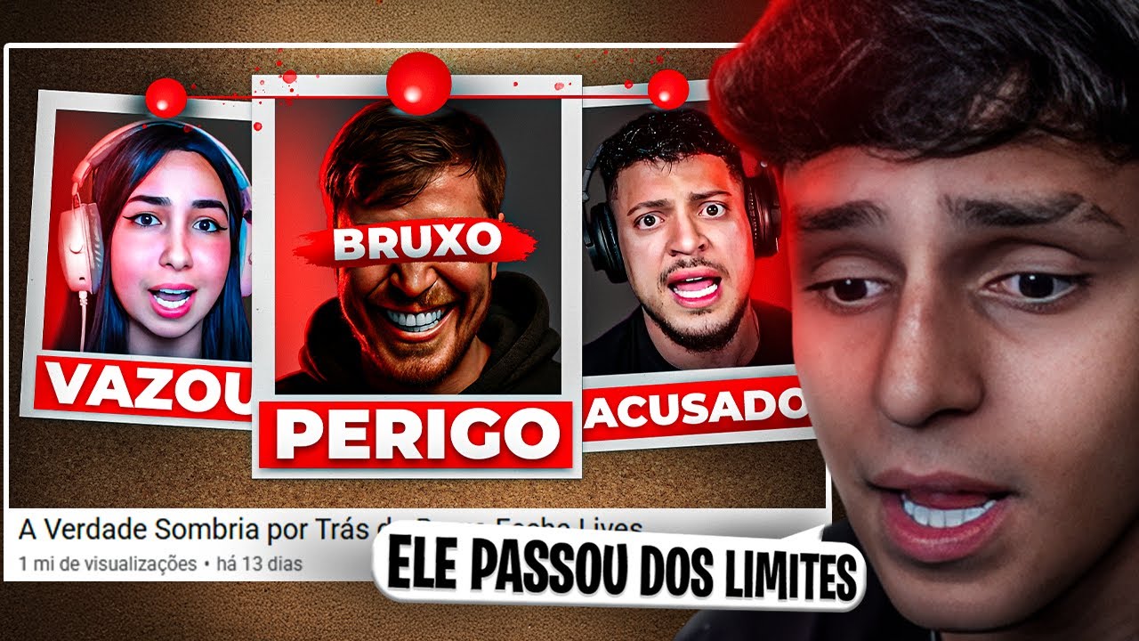 Nobru reagindo ao meu vídeo: A Verdade Sombria por Trás do Bruxo Fecha Lives