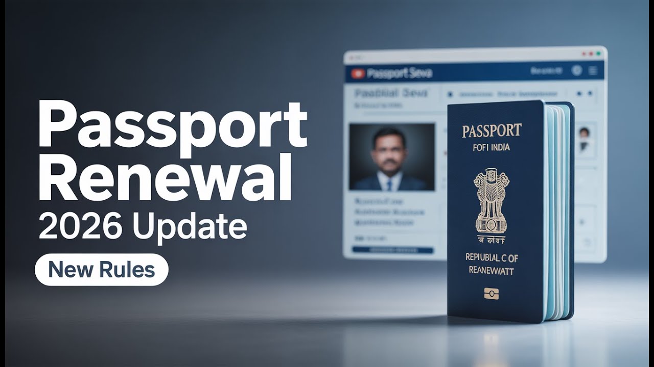 Passport Renewal 2026: Appointment Se Pehle Kaunsa Option Select Kare?
