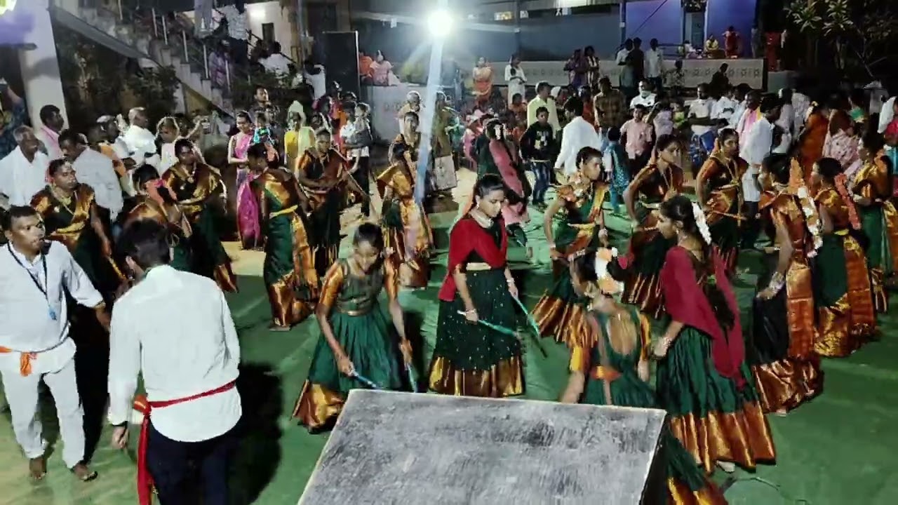 ఒసేయ్ రాములమ్మ కోలాటం పాట#viralvideo #dance #devullusongs