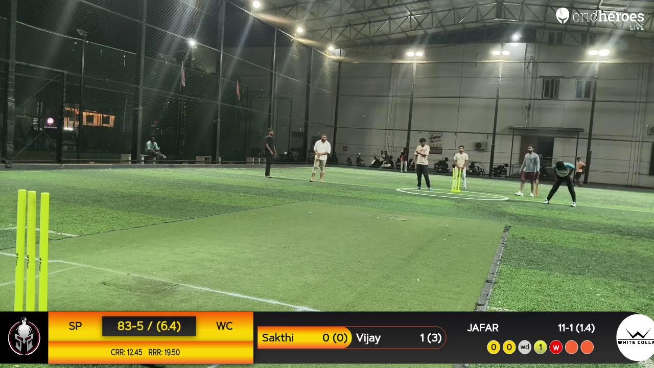 WHITE COLLARS vs SPARTANS live cricket match | Headlight Cricket - 300 ( Auction Tournament) live -