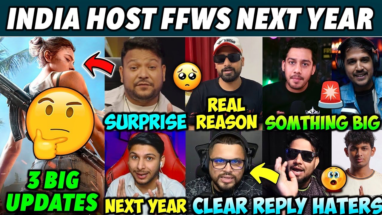 GARENA 3 Big Announcement 🤯, INDIA HOST FFWS NEXT YEAR?😮, FFMIC Fall Big Changes 🥵, TG eSports 💔