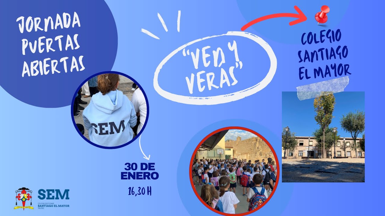 Descubre el Colegio Santiago el Mayor: Jornada de Puertas Abiertas 2025