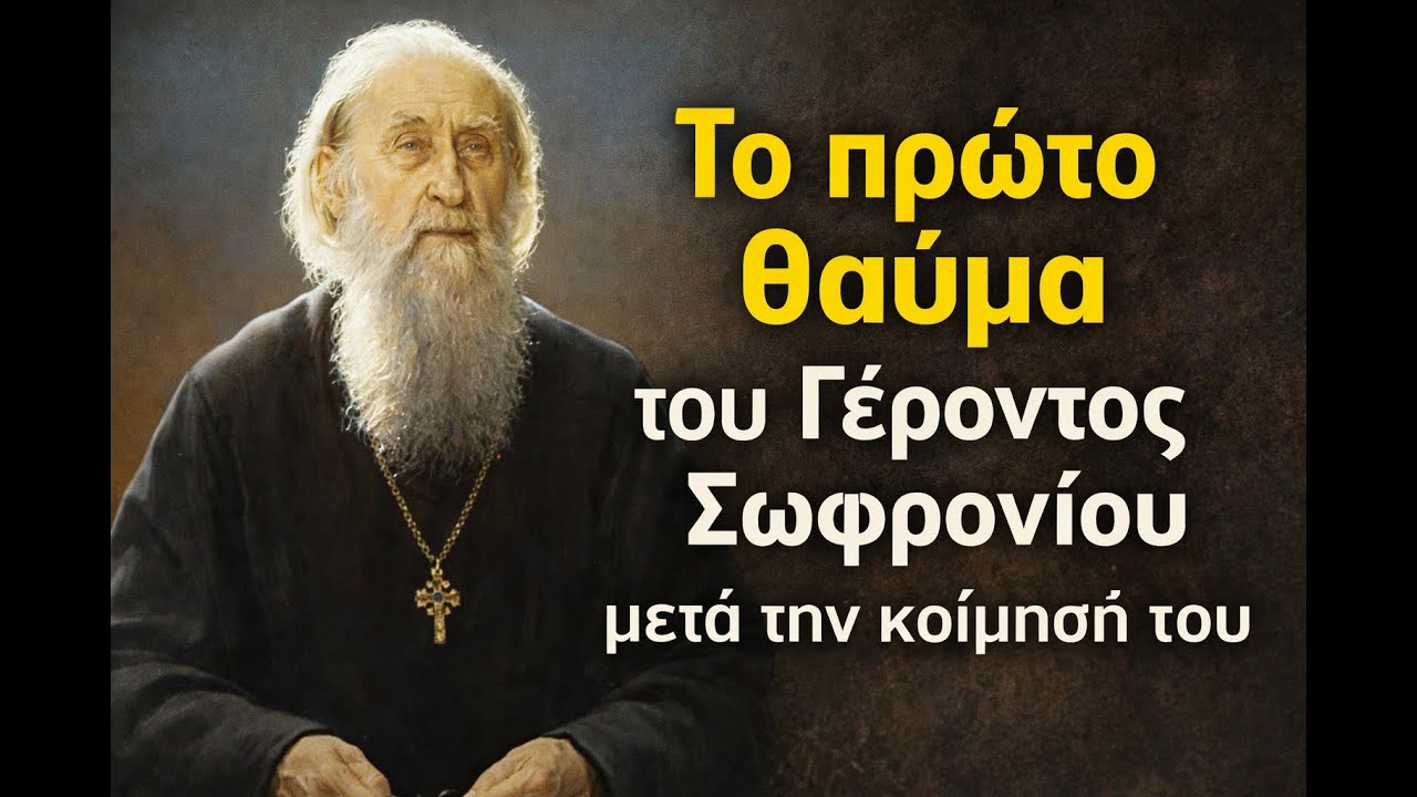 Το Πρώτο Θαύμα του Γέροντος Σωφρονίου μετά την Κοίμησή του | Συγκλονιστική Μαρτυρία