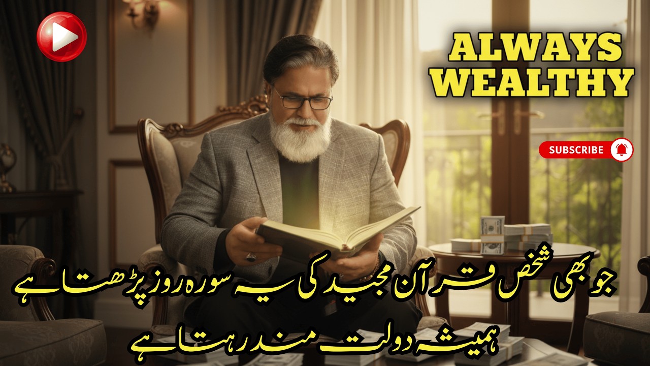Jo Bhi Shakhs Quran Majeed Ki Ye Sura Roz Parhta Hai Hamesha Daulat Mand Rehta Hai
