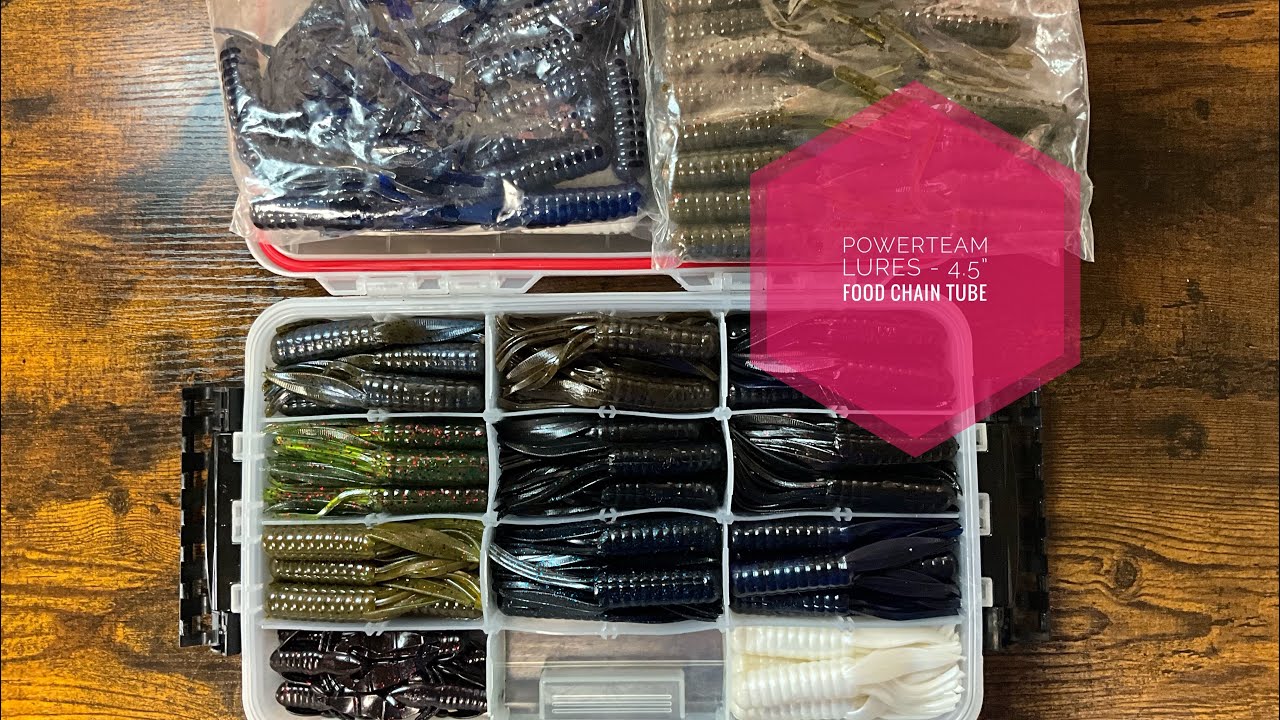 PowerTeam Lures - 4.5” Food Chain Tube