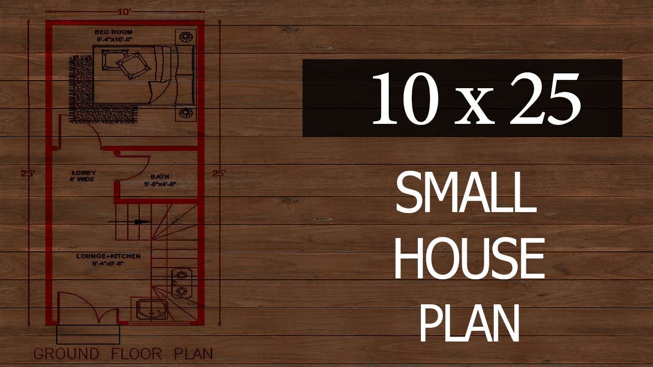 10 x 25 Small House Plan  | 10 by 25 Ghar ka Naksha  | 10x25 makan ka naksha