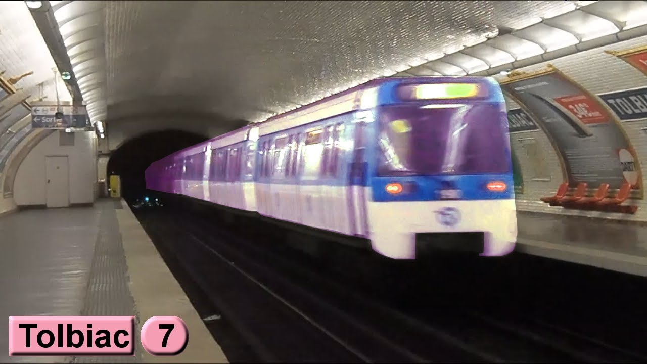 Толбиак | линия 7 : Парижский метрополитен ( RATP MF77 ) [2016]