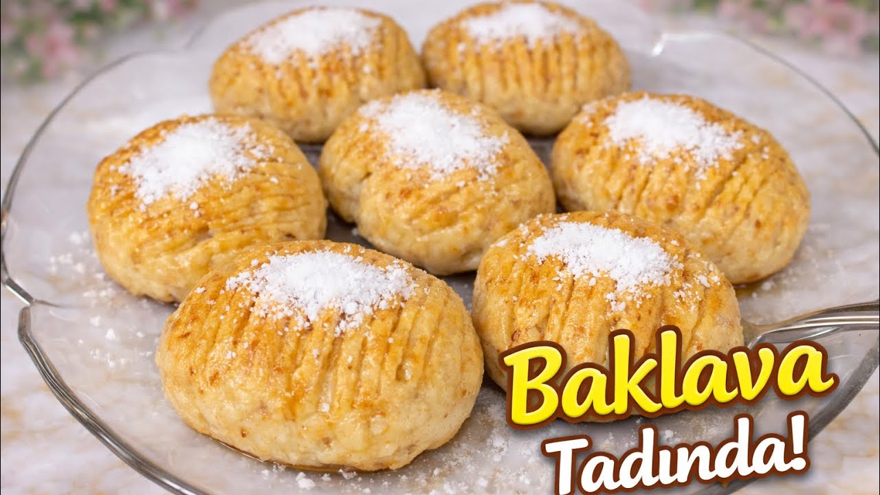 Baklava tadında kolay cevizli irmikli şerbetli tatlı