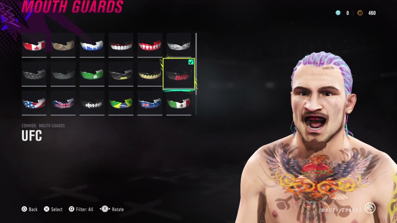 UFC 4 EA Sports Sean O'Malley CAF-formula inspired by Create-A-Player