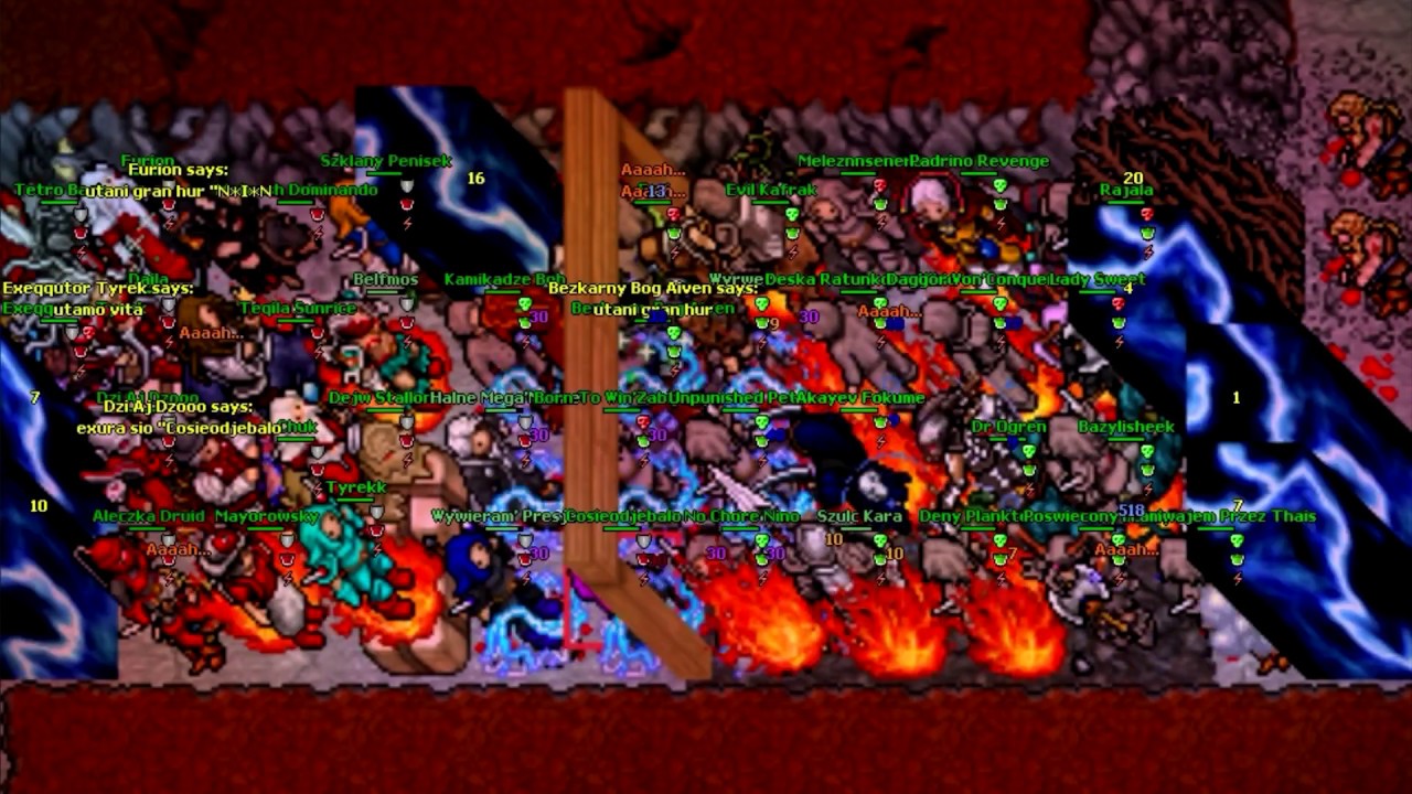 HEXERA.NET Tibia War Krzysiek Bielecki vs. Ruthless Reing: Cormaya close + | TS3 Record | HD |