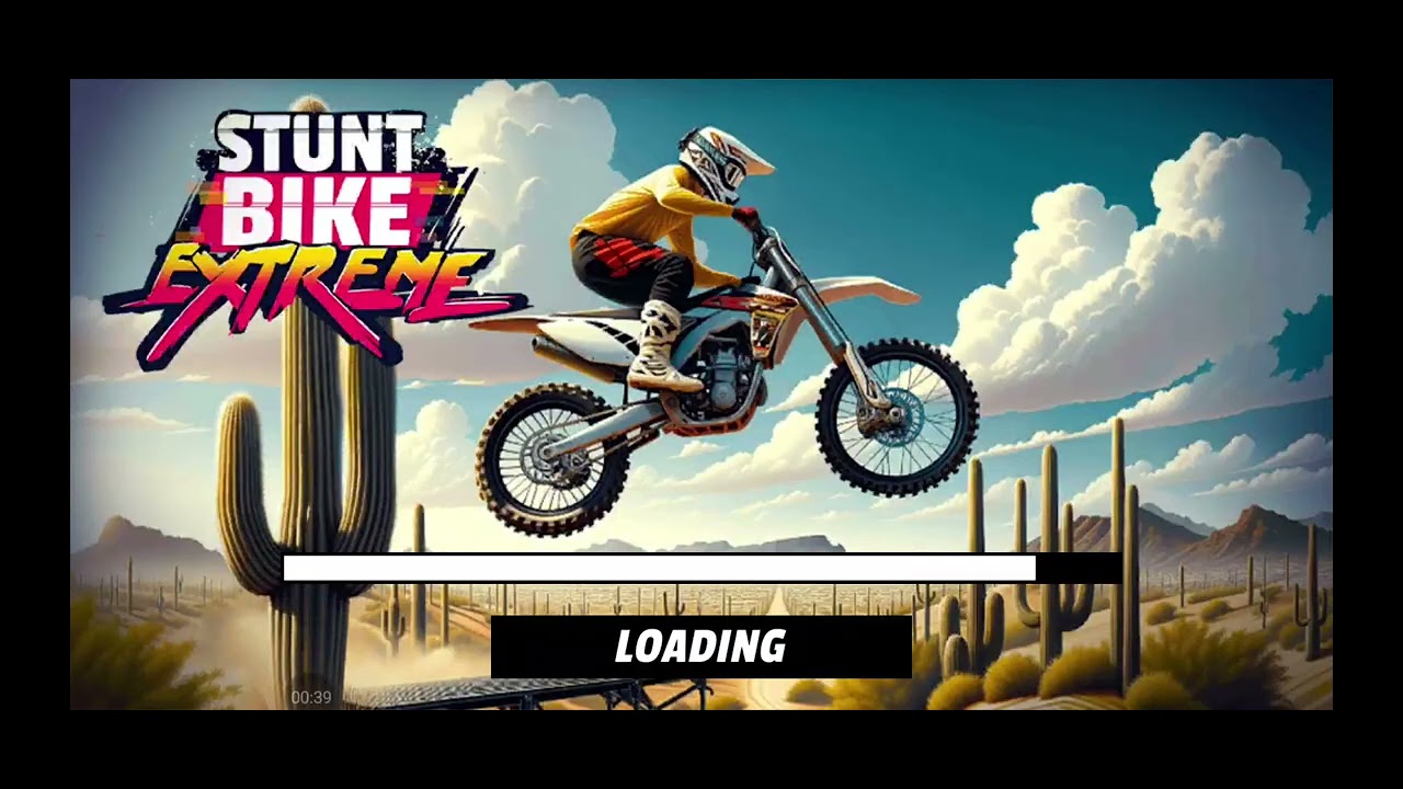 Stunt bike 😱 full stunt in air//gaming addiction.....