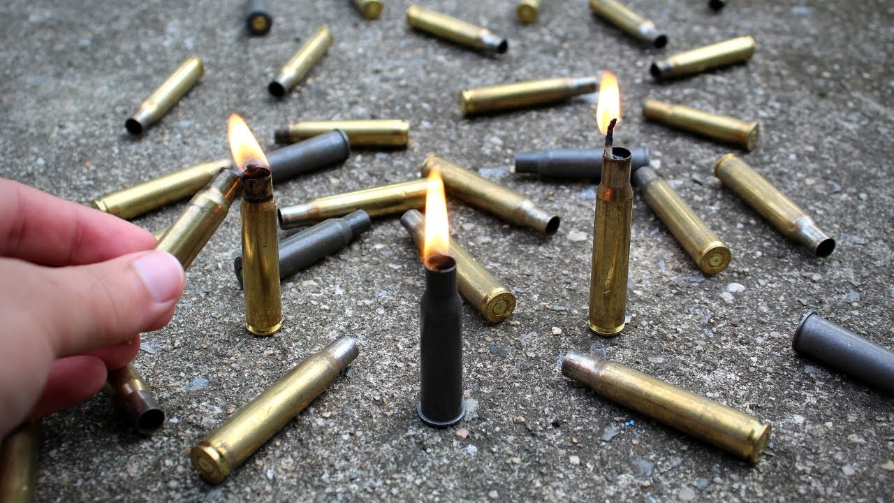 How To Repurpose Used Bullet Casings - Bullet Candle