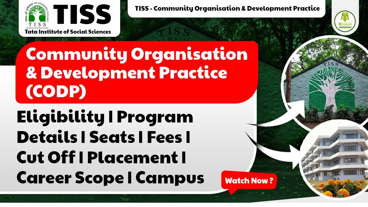 TISSNET - Community Organization & Development Practice | Eligibility | Fee | Seats | Cut Off & More