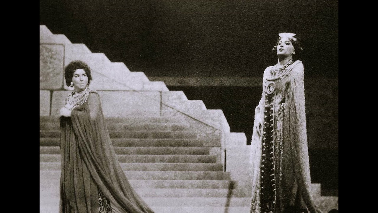Ghena Dimitrova Elena Obraztsova Verdi Silenzio Aida verso noi    Bercy 06 05 1984
