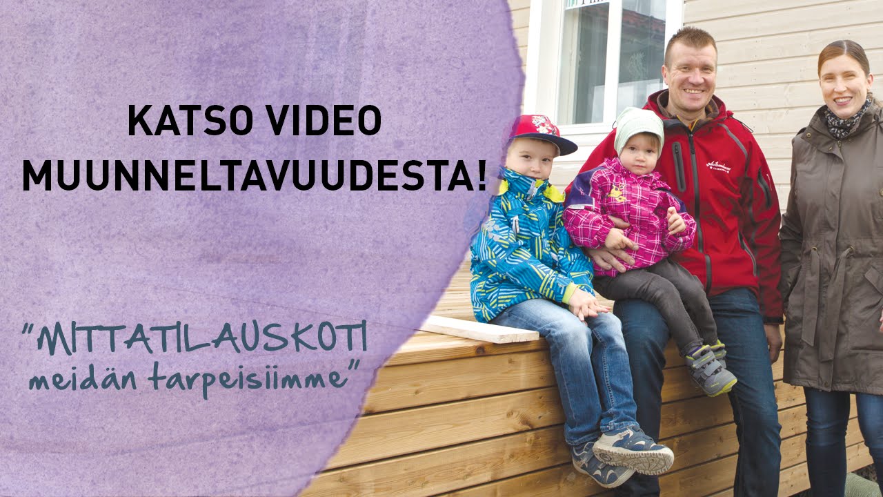 Ainoakoti asiakkaan toiveiden mukaan