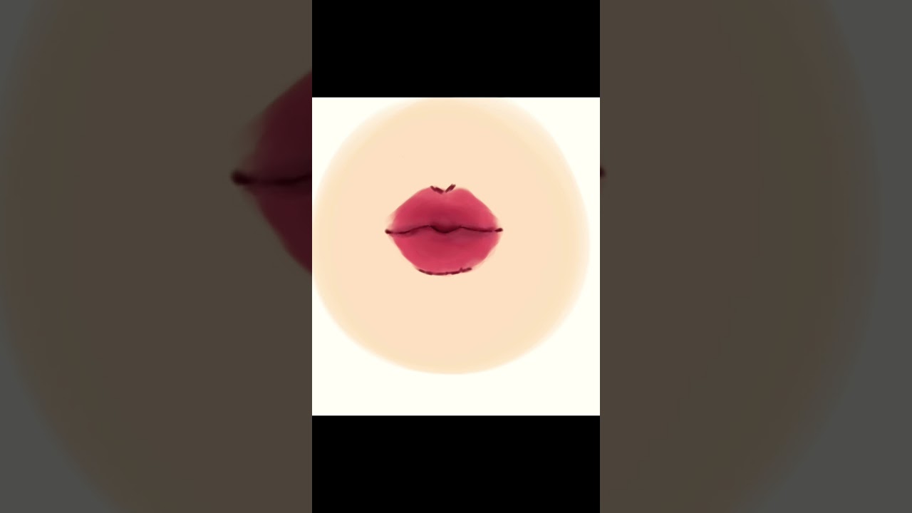 My best attempt yet of drawing Glossy lips! Watch till the end!  