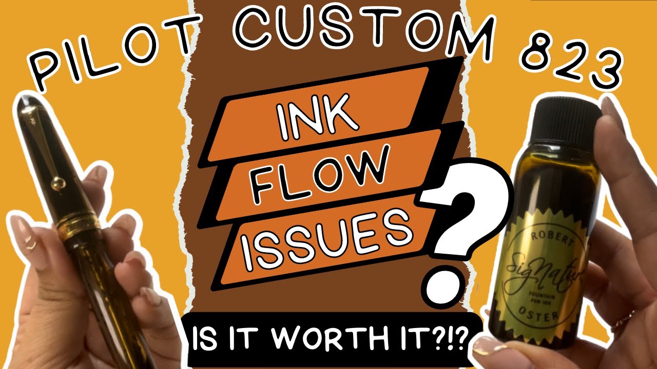 Pilot Custom 823 | INK FLOW ISSUES?!😭- Is it worth it? NEED YOUR HELP!!!  #fountainpen #journal