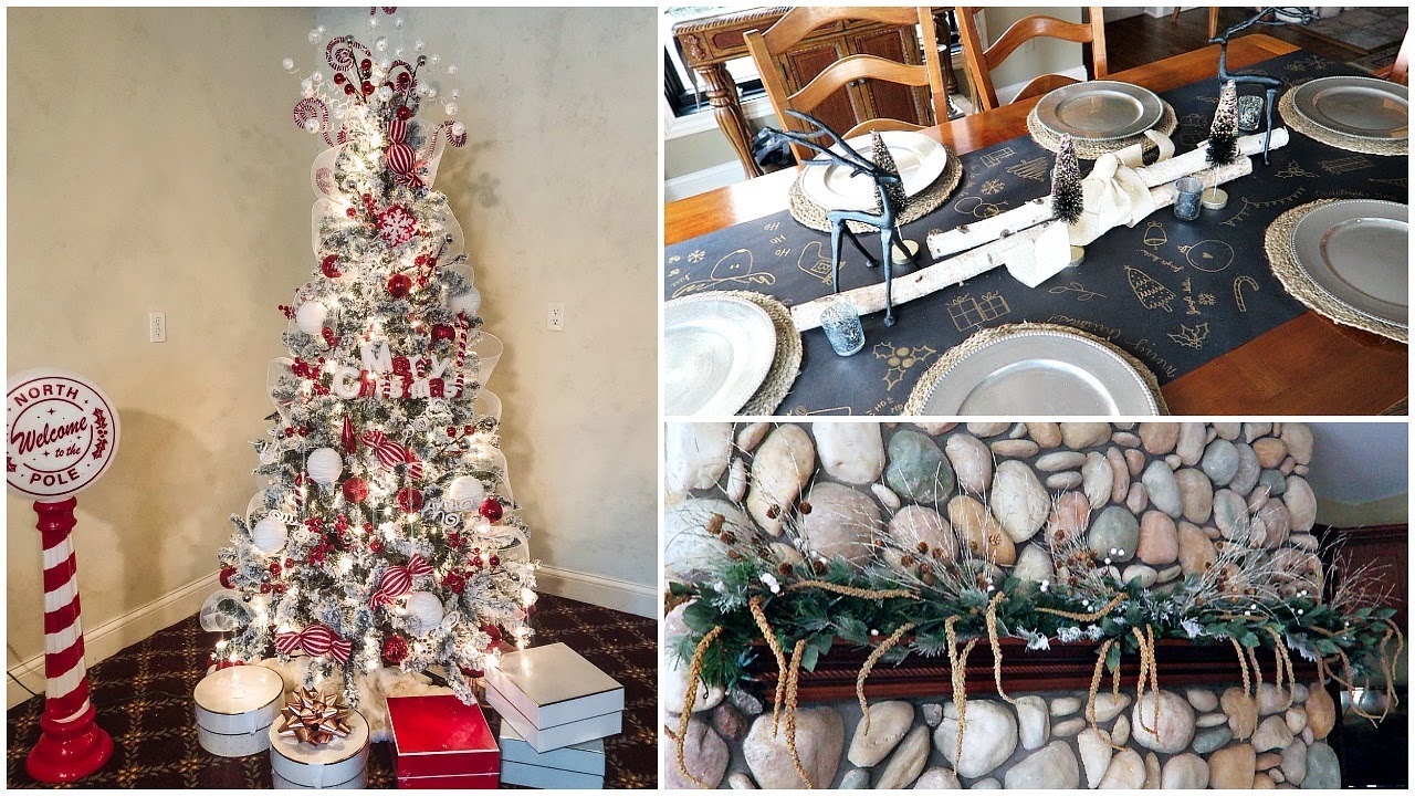 DECORATING MY MOM'S HOUSE FOR CHRISTMAS & TOUR!