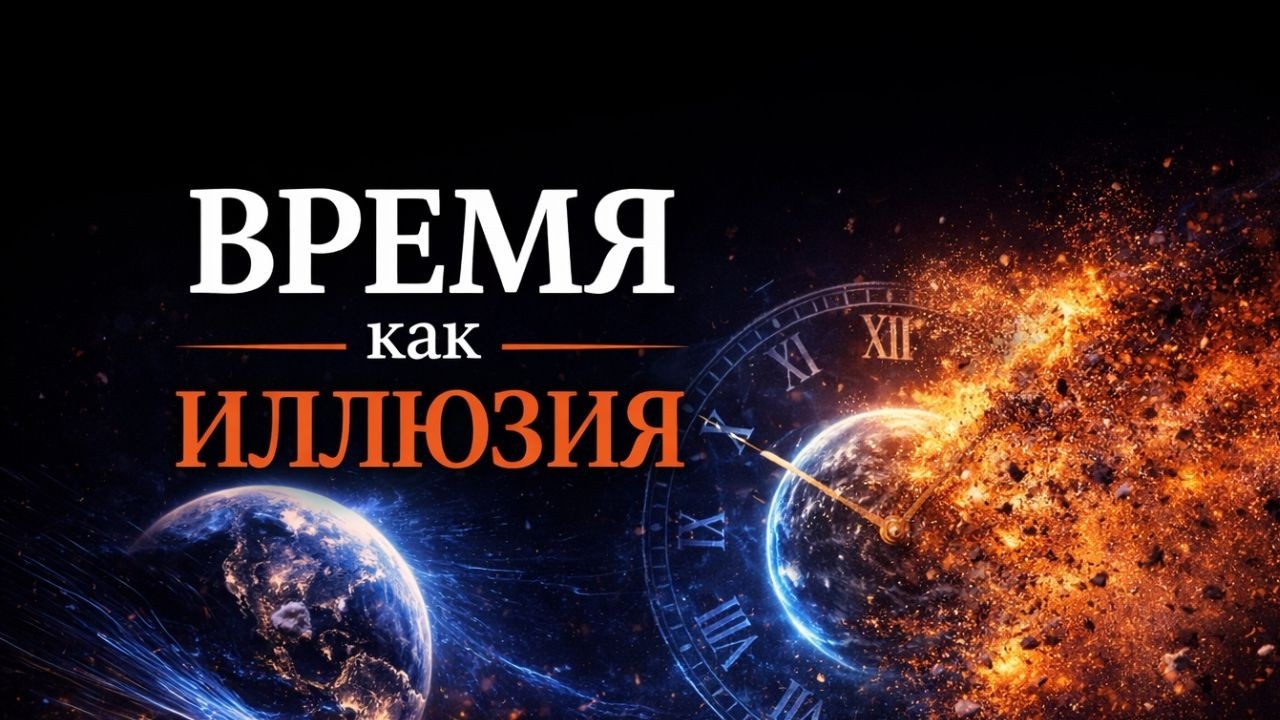 Ложная реальность времени создаваемая мозгом. Иллюзия настоящего