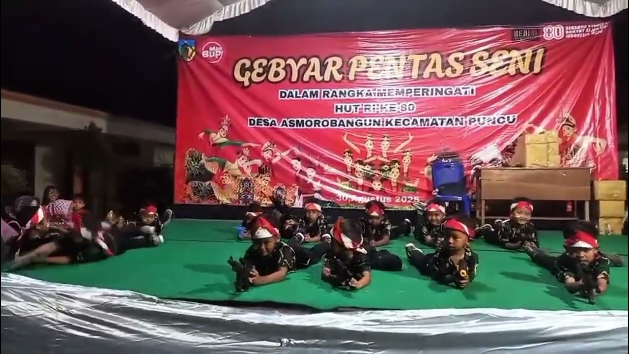 KOMANDO LATIHAN PERTEMPURAN // NKRI HARGA MATI // TK DHARMA WANITA ASBANG 2 #17agustus #videos