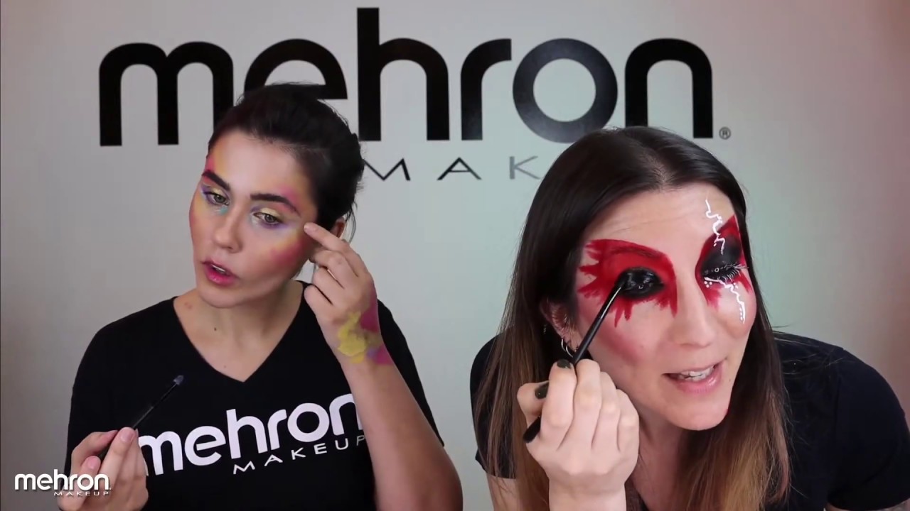 Mehron Paradise Makeup AQ™ VS Mehron EDGE™ Face and Body Paint Demo