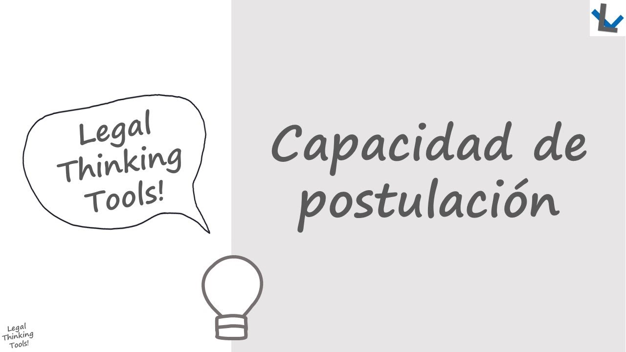 Capacidad de postulación - VIDEO
