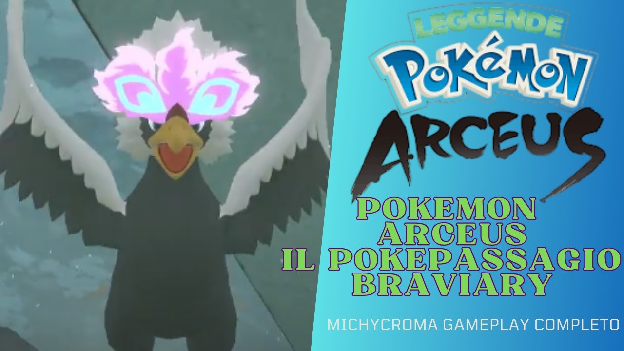 Leggende Pokemon Arceus Ep 20 IL POKEPASSAGGIO (BRAVIARY)