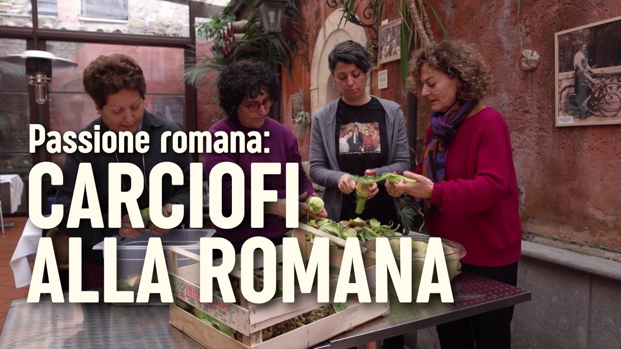 I carciofi alla romana fatti come una volta...di Stefania di Checco er Carettiere