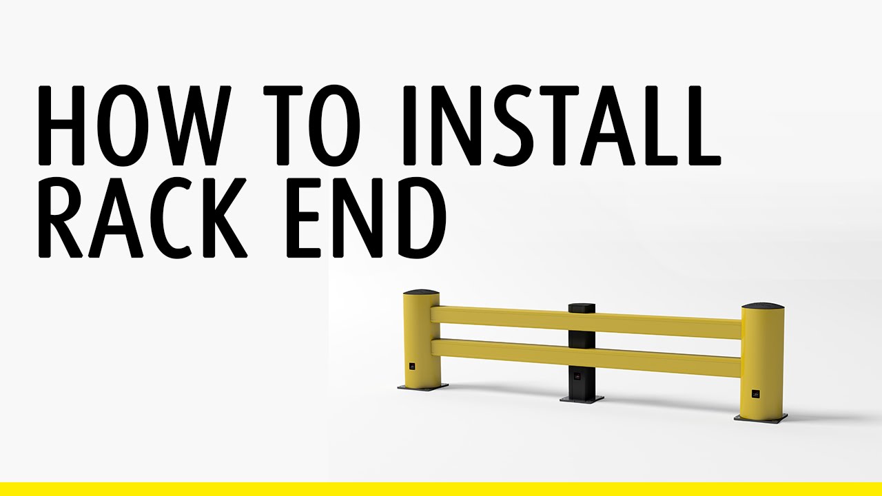 BOPLAN - RE Rack End safety barrier with support how to install