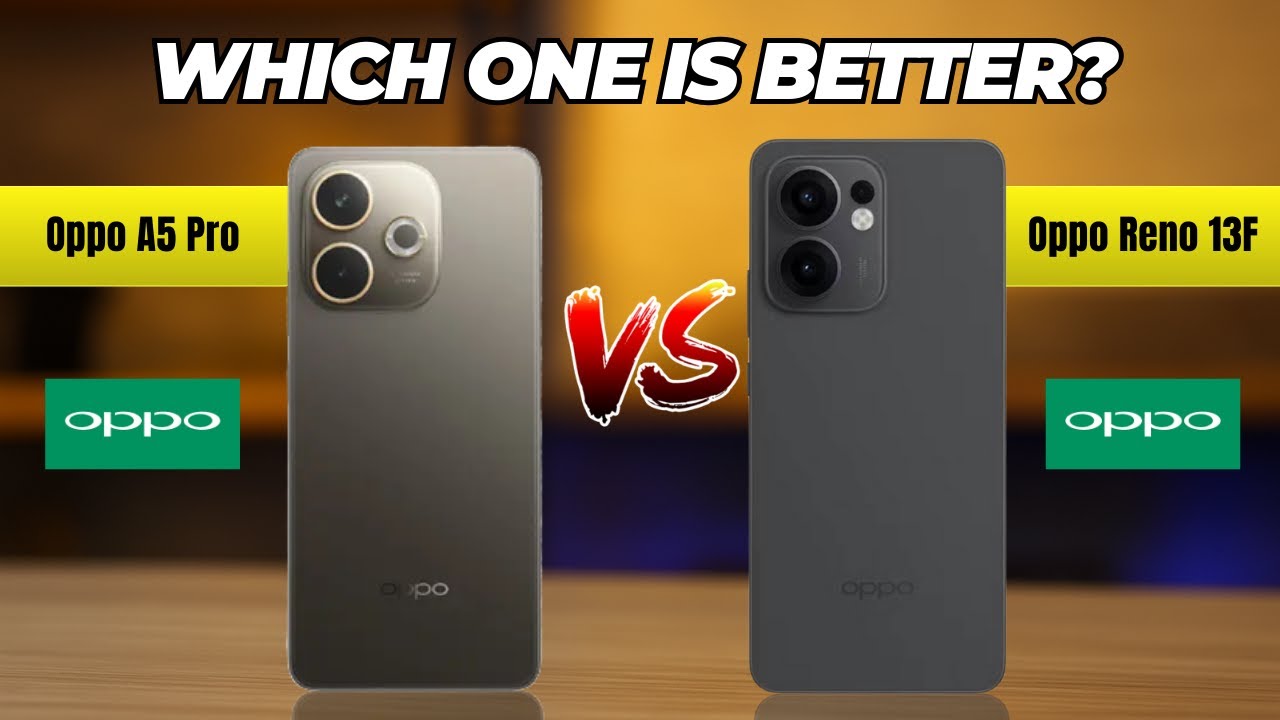 OPPO A5 Pro vs OPPO Reno 13F ⚡ Speed, Camera, Display Comparison!