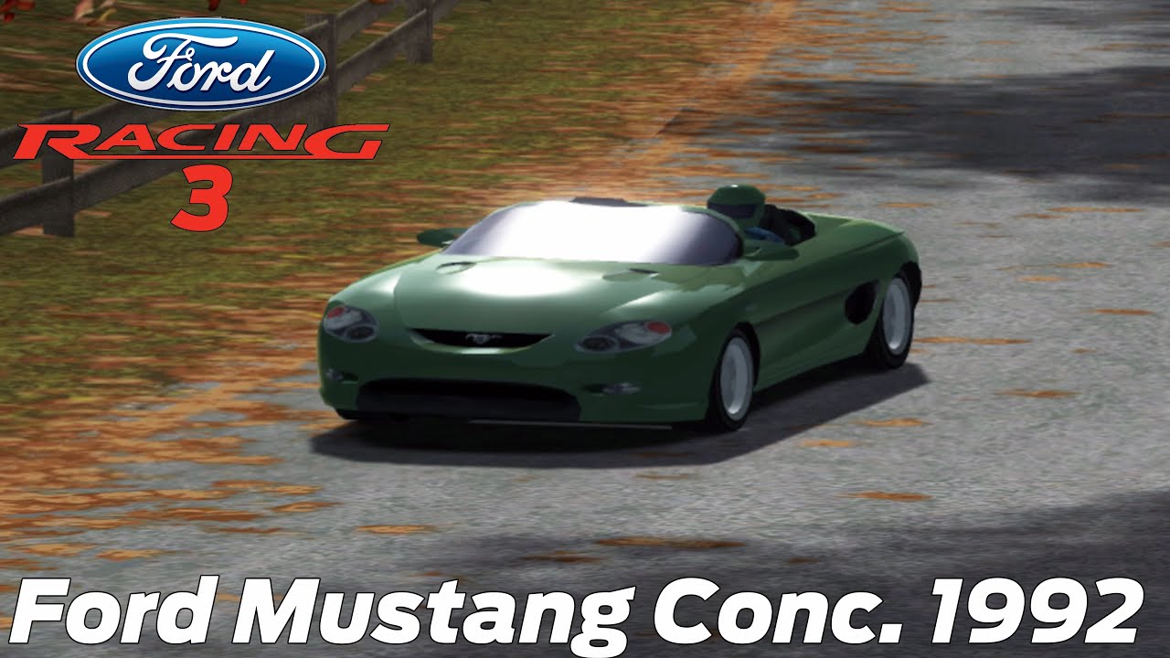Ford Mustang Mach III Concept (1992) - Mountain Drive Rev. [ Ford Racing 3 | Gameplay ]