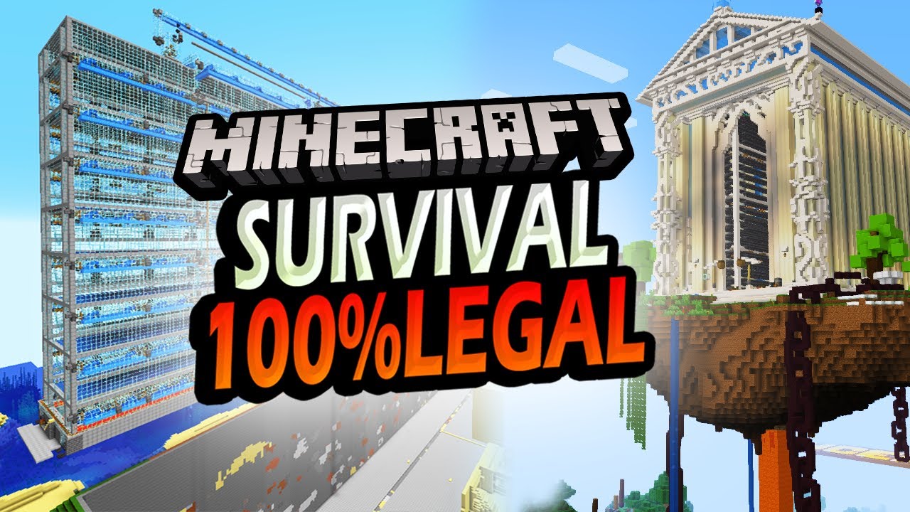 ✅ Este Jugador ROMPI&Oacute; LAS NUBES en su Survival de Minecraft T&eacute;cnico!!