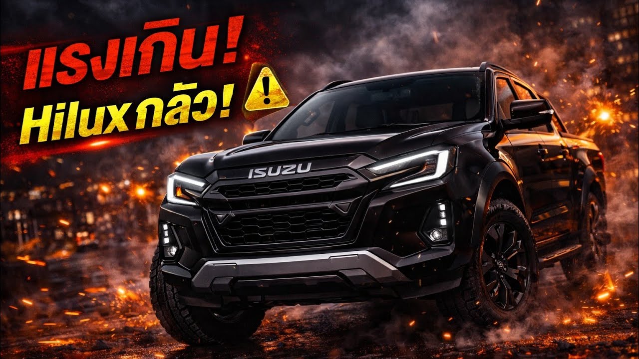 Isuzu D-Max 2026 แรงเกินไปไหม? ถึงขั้น Hilux ต้องกลัว!