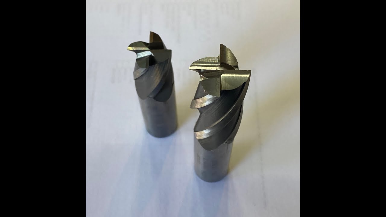 How to grind a 4 flute center cutting end on Carbide end mill a Cuttermaster using an  easy ends kit