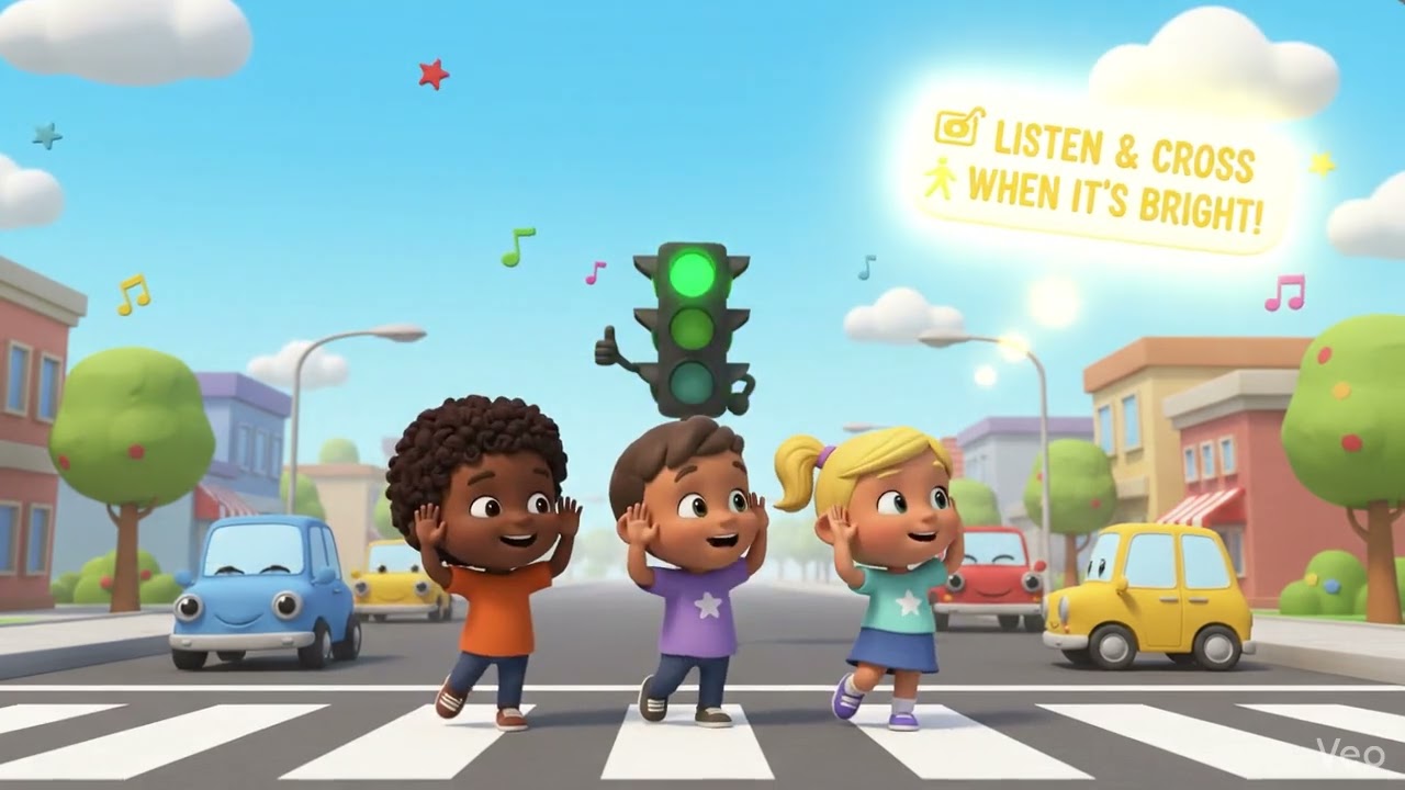 Road Safety for Kids 🚦 Fun Cartoon for Children