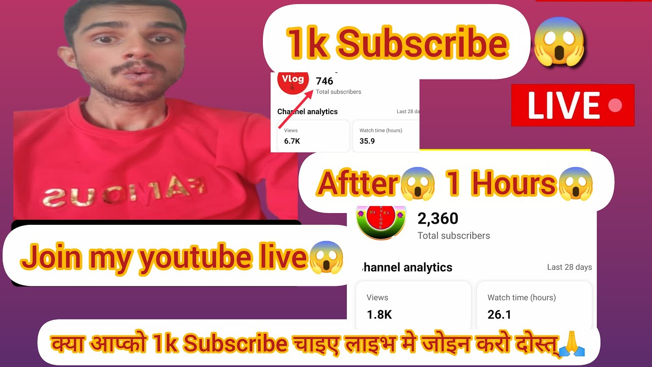 Join my suporter live❤️😱