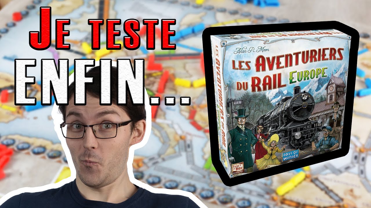 Je teste ENFIN... Les Aventuriers du Rail ! @declicludiktv